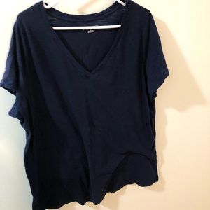 Ava & Viv navy tee shirt 2x